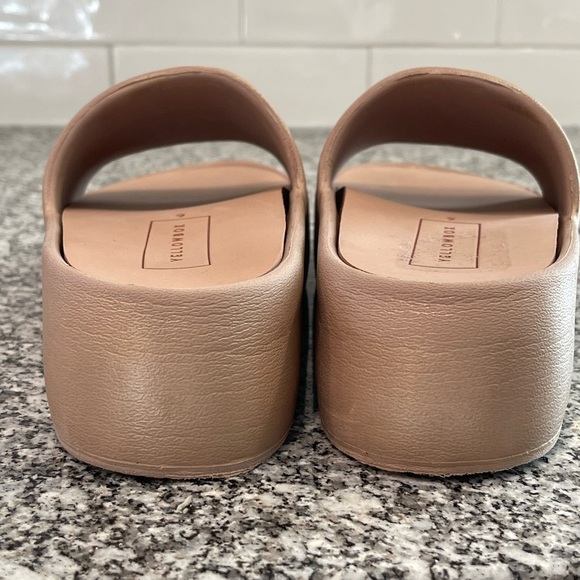 Yellow box Torrey flat form foam sandal size 6 like new rose gold - Picture 6 of 9